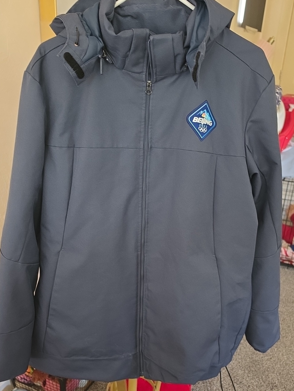 Nike Navy Blue Jacket with White Swoosh